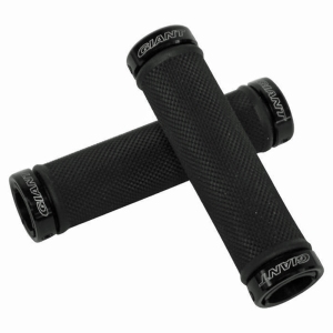 Lock-on grips are held securely in place.